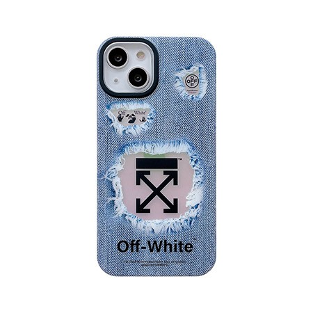 シリコン off white オフホワイト アイフォーン 15プラス ケース