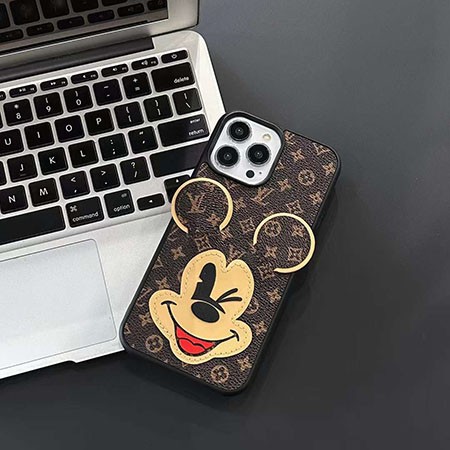 LV iPhone14 Plus ミッキー モノグラムかわいい ケース