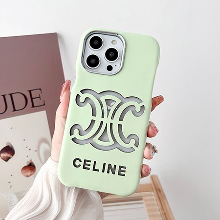 celine風 iphone 15プラス 携帯ケース 