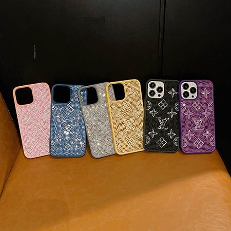 ラインストーン付き lv アイホン17promax 携帯ケース 