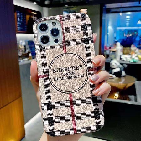 iphone 15プロ max burberry風 カバー 