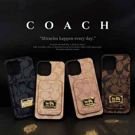 coach アイホン 14plus カバー 