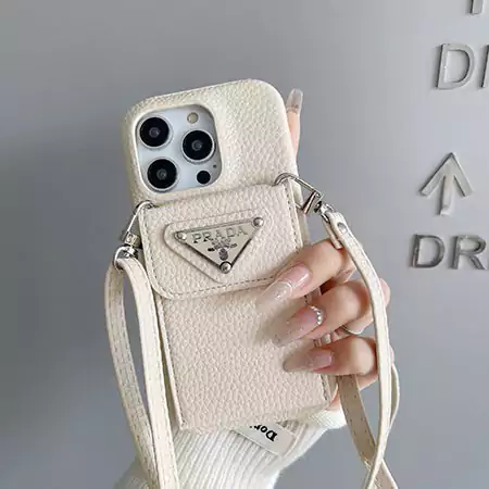 プラダ prada  iphone17プロ カバー  皮製