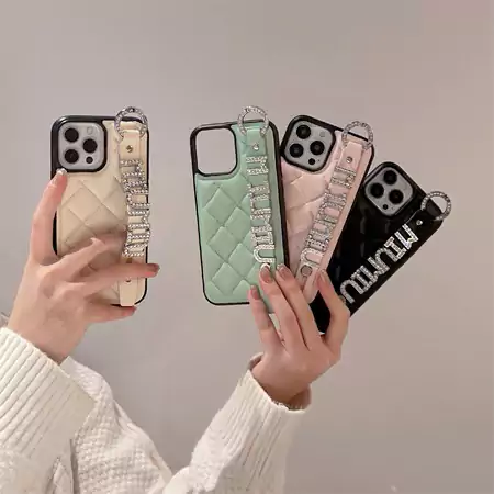ブランド カバー アイフォン 14 ミュウミュウ風 