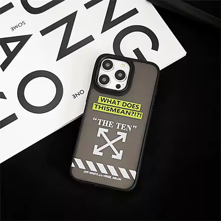 アイフォン17 off white風 スマホケース 