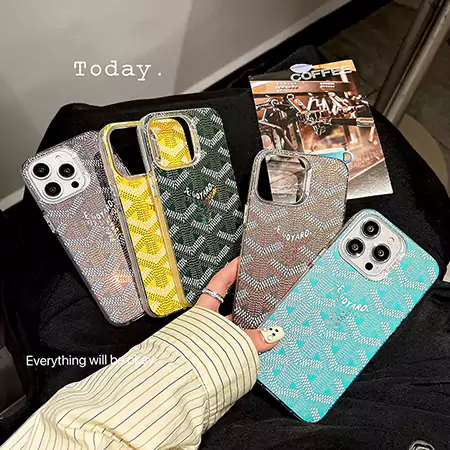 デニム生地 goyard風 ケース iphone17プロ 