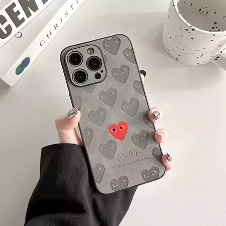 アイホン17 comme des garçons風 携帯ケース 
