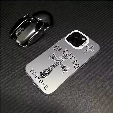 iphone17promax カバー クロームハーツ風 