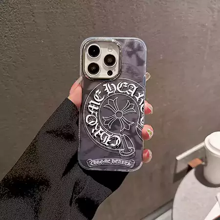 iphone 14プロ max chrome hearts スマホケース 