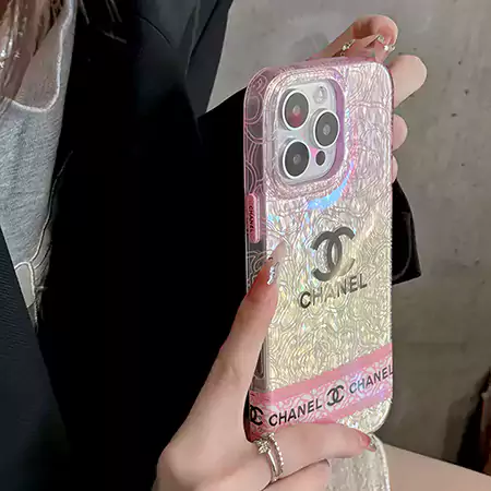 アイフォン12promax 携帯ケース シャネル風 