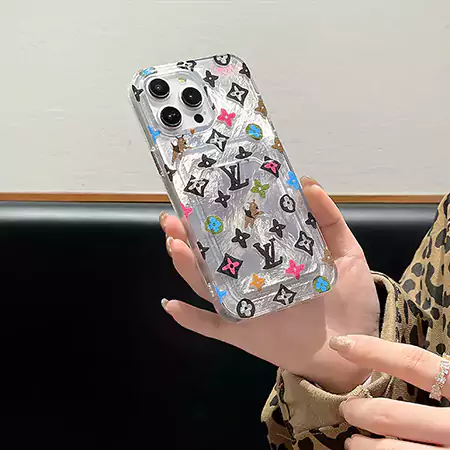 アイフォーン 15 pro max カバー ルイビトン風 