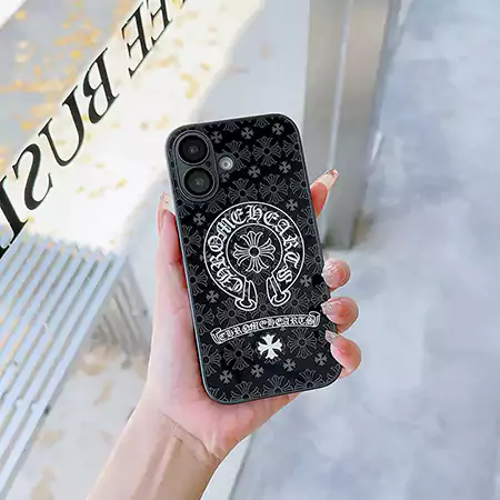 ハイブランド クロームハーツ風 アイフォン 15 plus スマホケース 