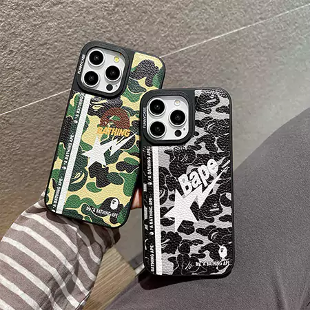 アイフォーン15 携帯ケース bape ア・ベイシング・エイプ 