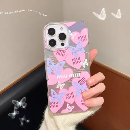 アイフォーン17プラス スマホケース miumiu ミュウミュウ 