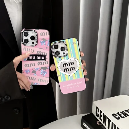 アイホン15 pro カバー miumiu風 