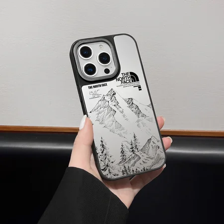 ハイブランド the north face iphone17plus ケース  アクリル