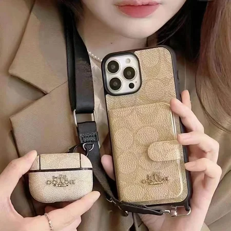 アイフォン15 pro coach風 スマホケース 