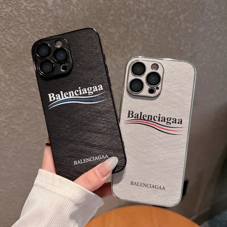 白赤 balenciaga バレンシアガ iphone17プラス 携帯ケース 