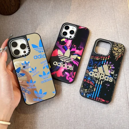 アディダス風 スマホケース アイホン17plus  流行り