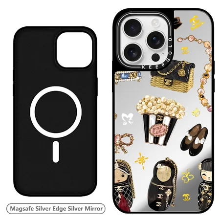 iphone16 proMax シャネル風 カバー 