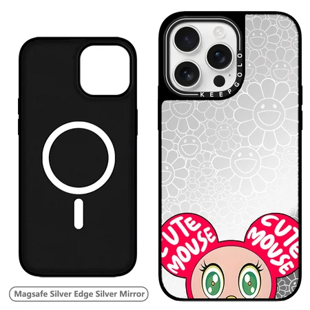 アイフォーン17promax murakami sunflower風 スマホケース 
