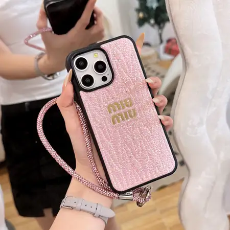 アイフォン 14プロ miumiu風 スマホケース 