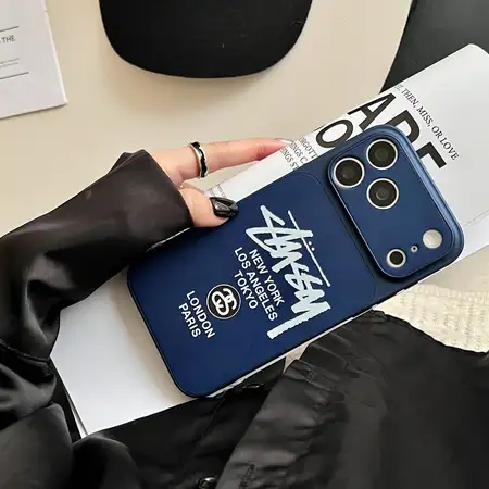 stussy風 スマホケース iphone17pro 