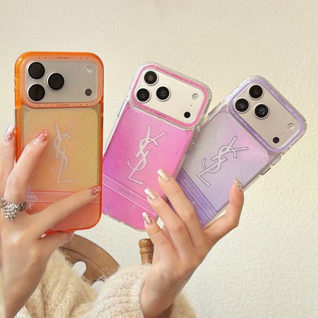 ピンク アイホンiphone17 ysl風 ケース 