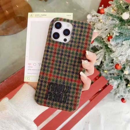 ミュウミュウ風 iphone17plus カバー 