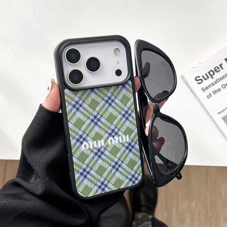 iphone14 携帯ケース miumiu風 