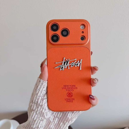 stussy風 iphoneiphone17 スマホケース 