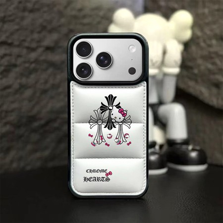 アイホン 14plus ケース クロームハーツ風 