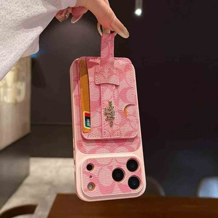 アイフォーン17プラス ケース coach風 