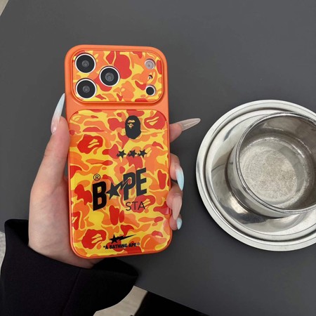 ア・ベイシング・エイプ bape iphone18pro max カバー 
