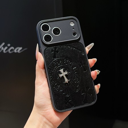 アイフォンiphone18 chrome hearts カバー 