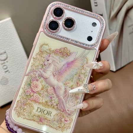 アイホンiphone17plus スマホケース ディオール風 