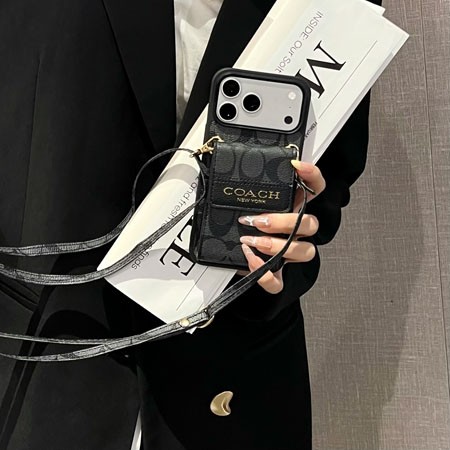 iphone17 コーチ風 カバー 