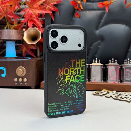 アイフォーンiphone18promax ザ・ノース・フェイス風 カバー 