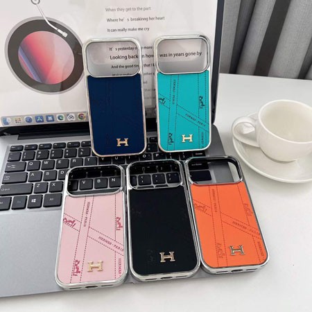 動物柄 ブランド スマホケース iphone16 proMax hermes風 