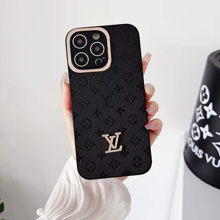 ラインストーン付き lv スマホケース