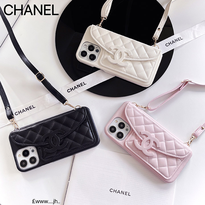 アイフォン 15 plus 携帯ケース レザー シャネル chanel