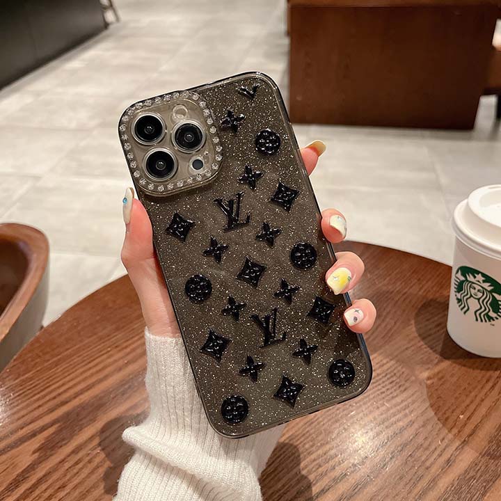  LV iPhone14 Pro ラインストーン付きケース