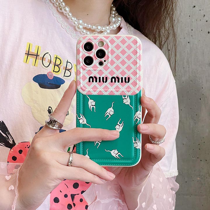 miumiu ミュウミュウ 携帯ケース アイホン17promax 