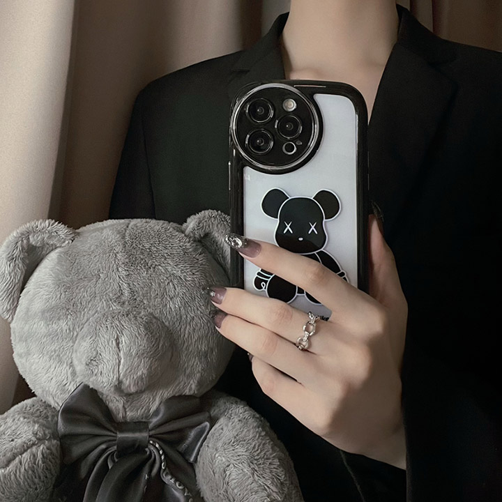 bearbrick風 iphone17プロmax スマホケース 