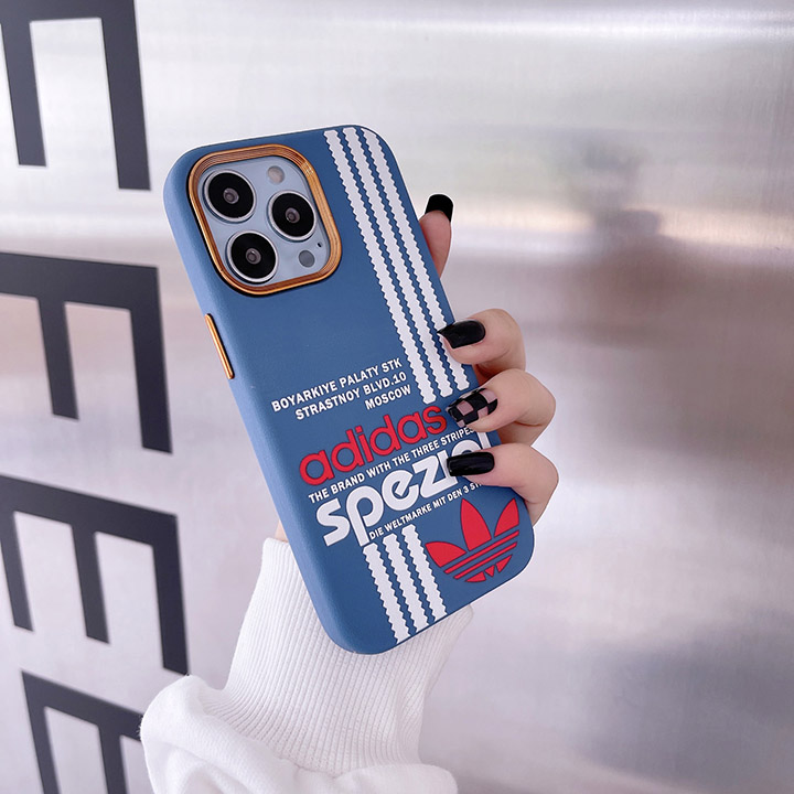 adidas風 カバー アイフォン 15 plus 