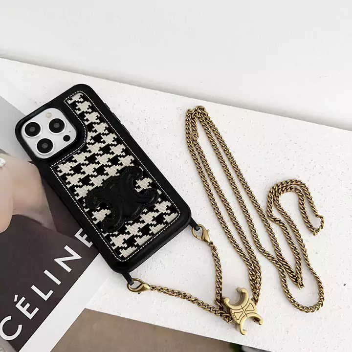 celine風 カバー アイホン15 