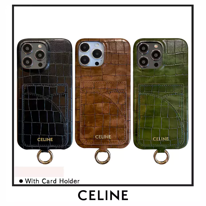 celine風 アイフォーン 15 pro max 携帯ケース 