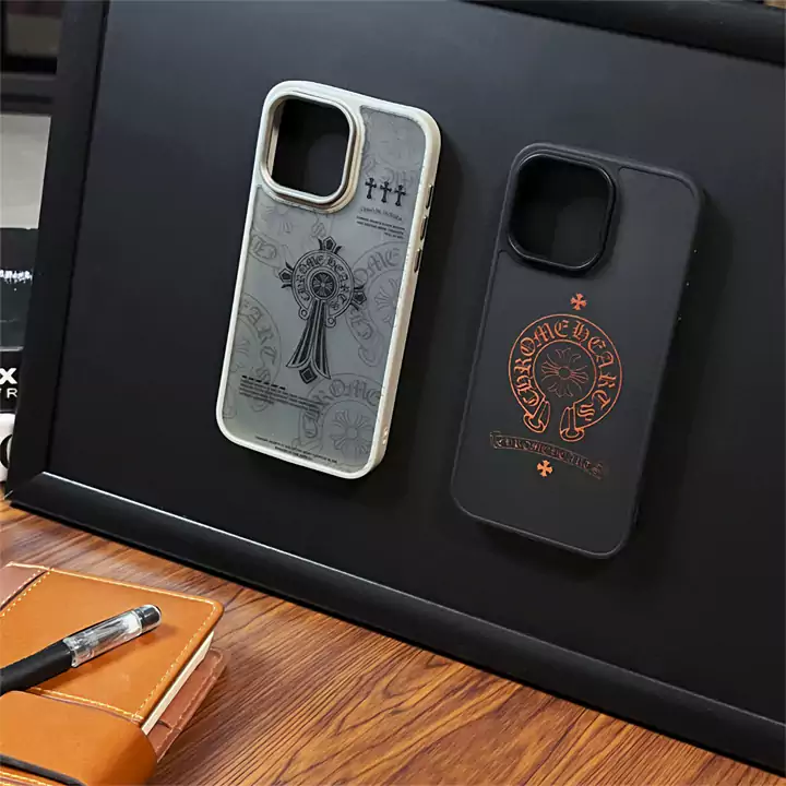 ブランド chrome hearts風 iphone17 カバー 