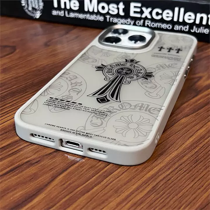 ブランド 携帯ケース iphone17 クロームハーツ風 