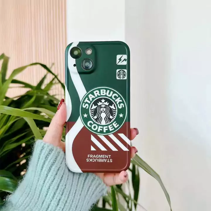 starbucks風 アイフォーン17プラス カバー 